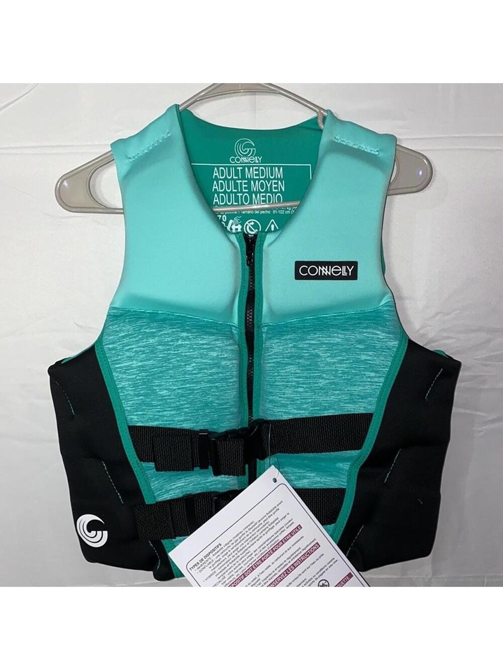 NWT!! Connelly Classic Neo Life Vest / Life Jacket Size Medium 36"- 40" Chest - Picture 1 of 9